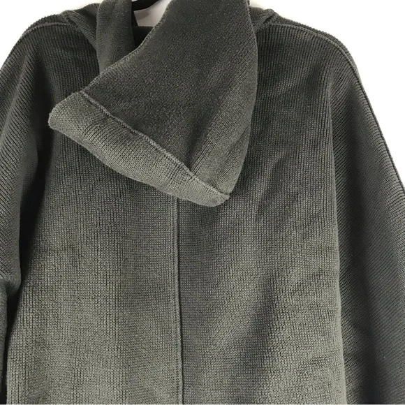 Athleta Aurora Dolman Zip Sweater Green Plus Size M - Picture 3 of 8